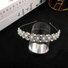 Cross-border Hot Selling Girls' Princess Crown Crystal Pearl Headband for Birthdays and Performances