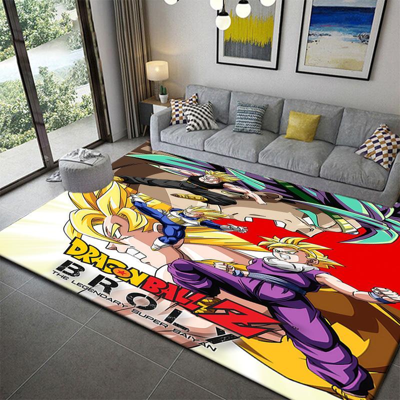 Dragon Ball Red Ribbon Army Pattern Ruganime soft washable cartoon floor carpet 60x90cm