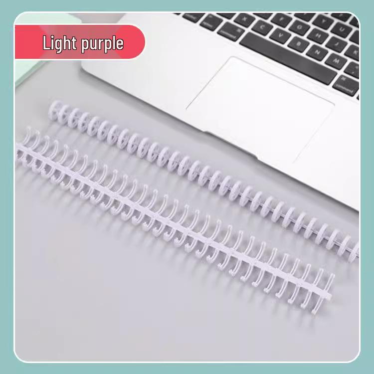 

30-Hole Loose-Leaf Binder Rings and Strips for DIY Notebook Binding
