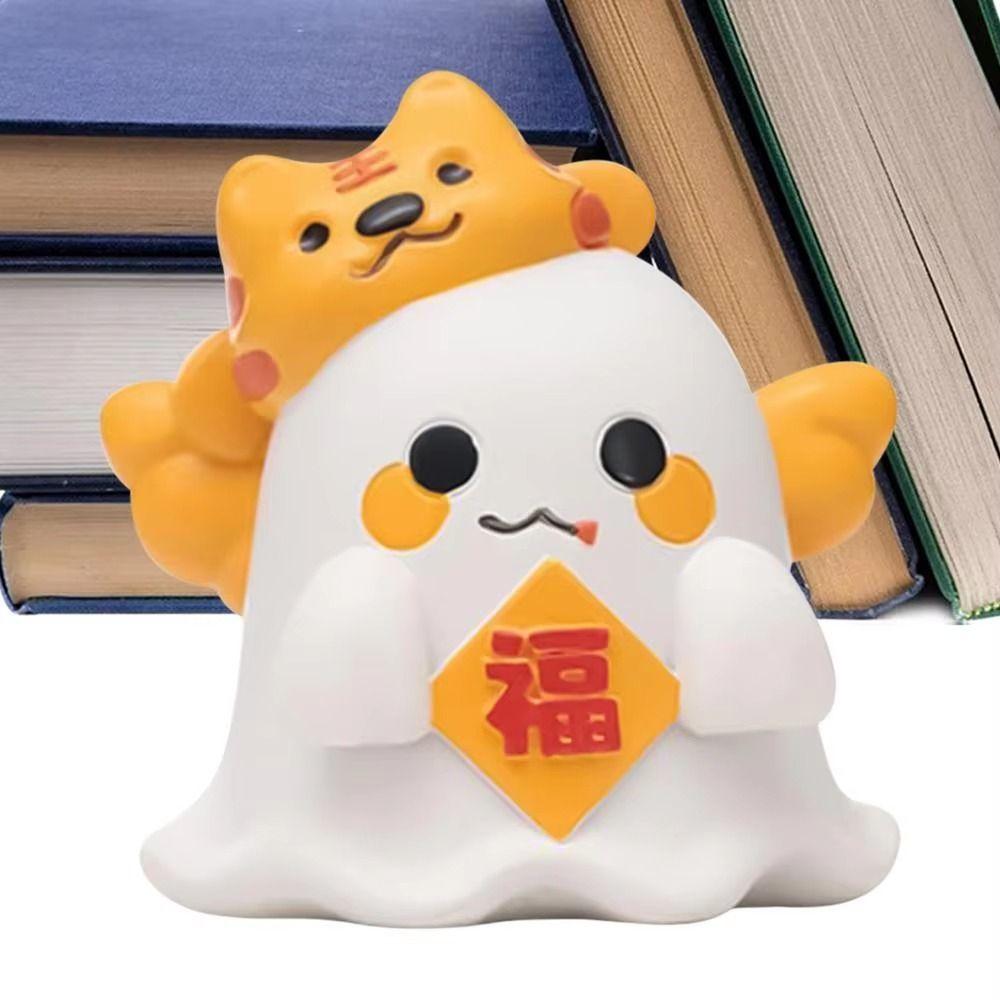 Miniature Halloween Ghost Statue Creative Scary Ghost Statues Mini Ghost Figurine  Party Gifts
