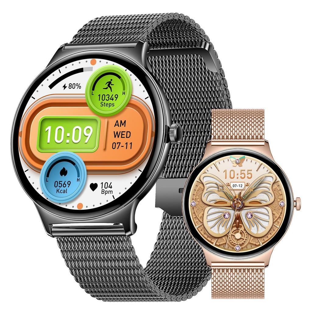 V89 Ultra-thin AMOLED Waterproof Smartwatch with Bluetooth Call and Sport Features