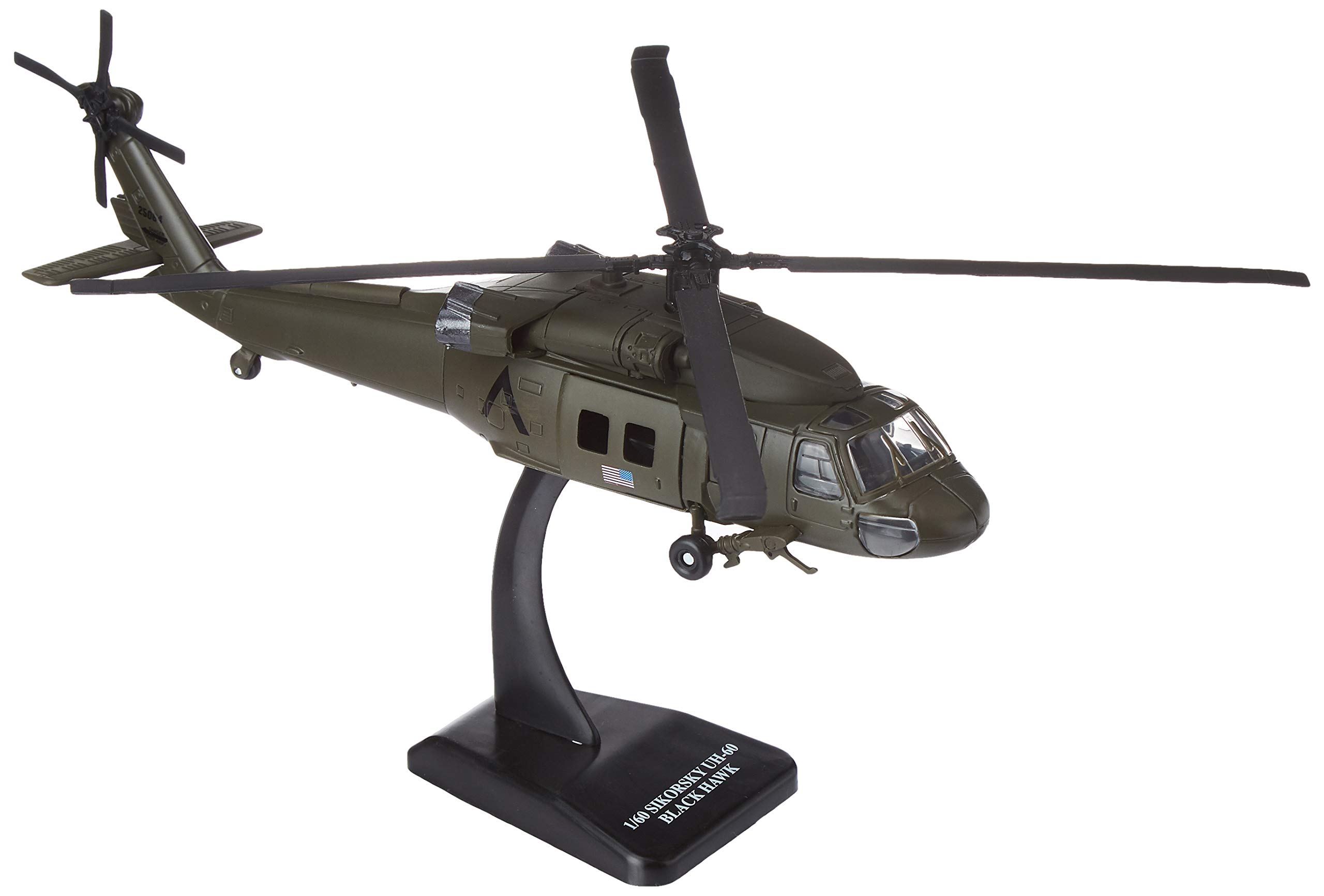 

NewRay Sikorsky Black Hawk Helicopter Green Color Model COLLECTION 160 DIE-CAST UH-60 зелёный