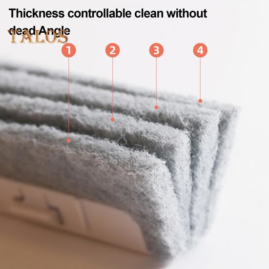 4Pcs 2 In 1 Cleaning Brush Set Detachable Window Track Cleaner with Strong Bristles Stubborn Dirt Remover