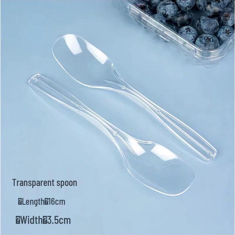 Customized Disposable Plastic Spoon for Dessert Catering