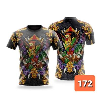 T-Shirt Herren Damen Unisex Schlange Vogel Design Druck 3D Mode Streetwear Thailändische Literatur Tier Garuda Naga 172