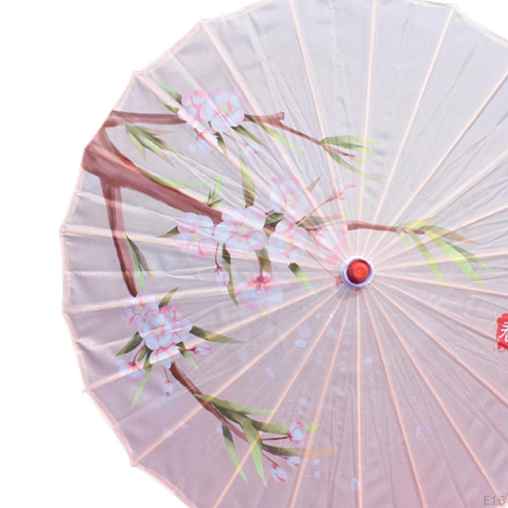 Oiled Parasol Chinese Japanese Oil Paper Umbrella for Photo Prop