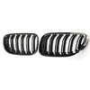 2Pcs Car Style Gloss Black Front Kidney Double Slat Grill Grille For-BMW E92 E93 3-Series 328I 335I Coupe LCI 2010-2013