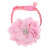 Rhinestone Cat Collar Adjustable Retro Decorative Pet Collar for Small Medium Dogs Comfortable Supple Skin-Friendly Party