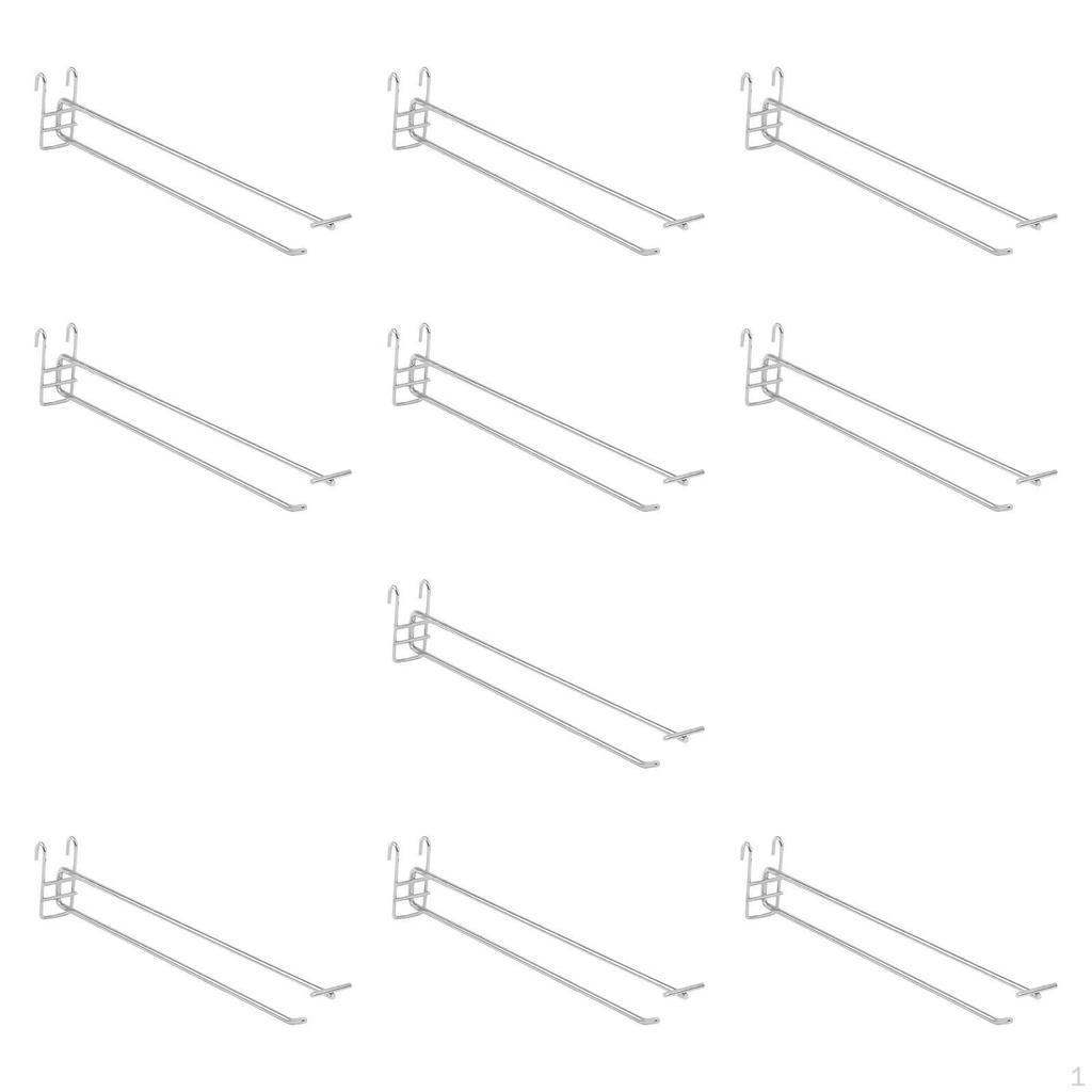 10 Pieces Display Hooks Hangers Panel for Retail Panels