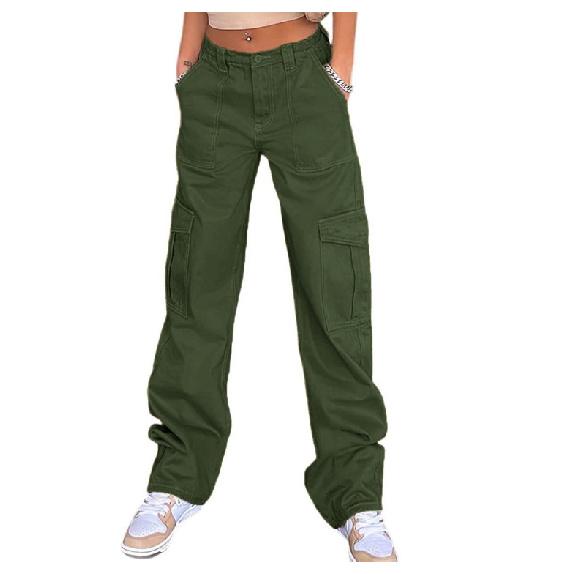 Women's Loose Cargo Pants Hip-hop Sports Pants Loose Casual Wide-leg Trousers