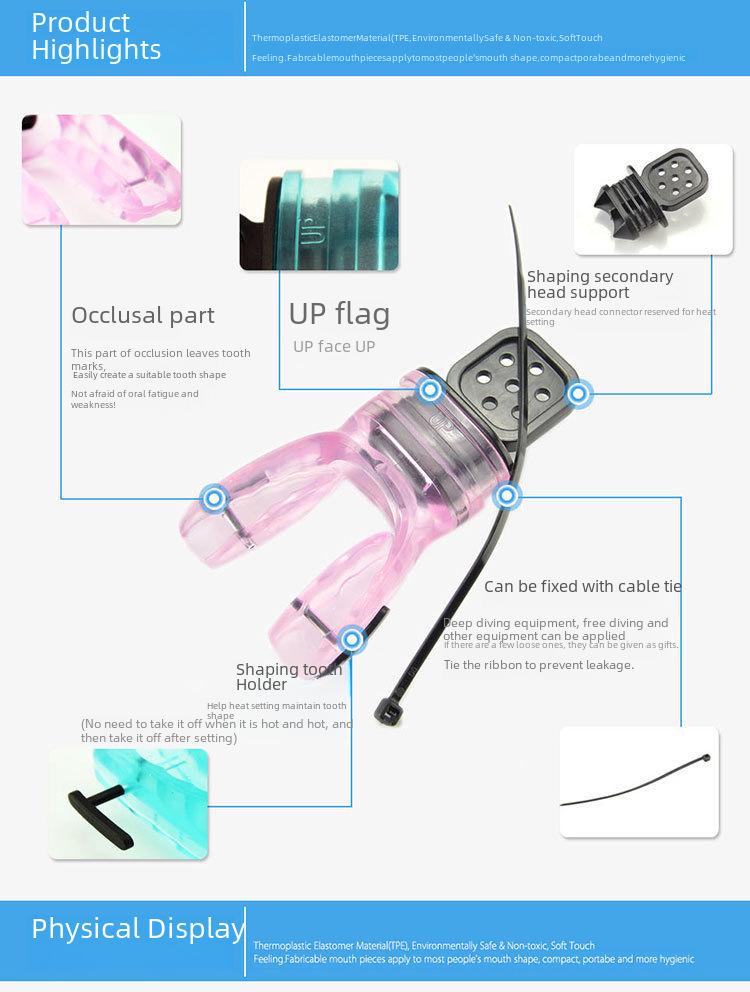 KEEP DIVING Heat Moldable Silicone Snorkel Mouthpiece MP-561T