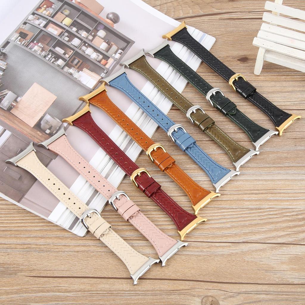 For Samsung Galaxy Watch Ultra 47mm Heart Pattern Embossed Watch Band Cowhide Leather Strap