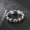 Punk 316L Stainless Steel Men's Ring Skull Ring Fashion Party Accessories Size 8-12