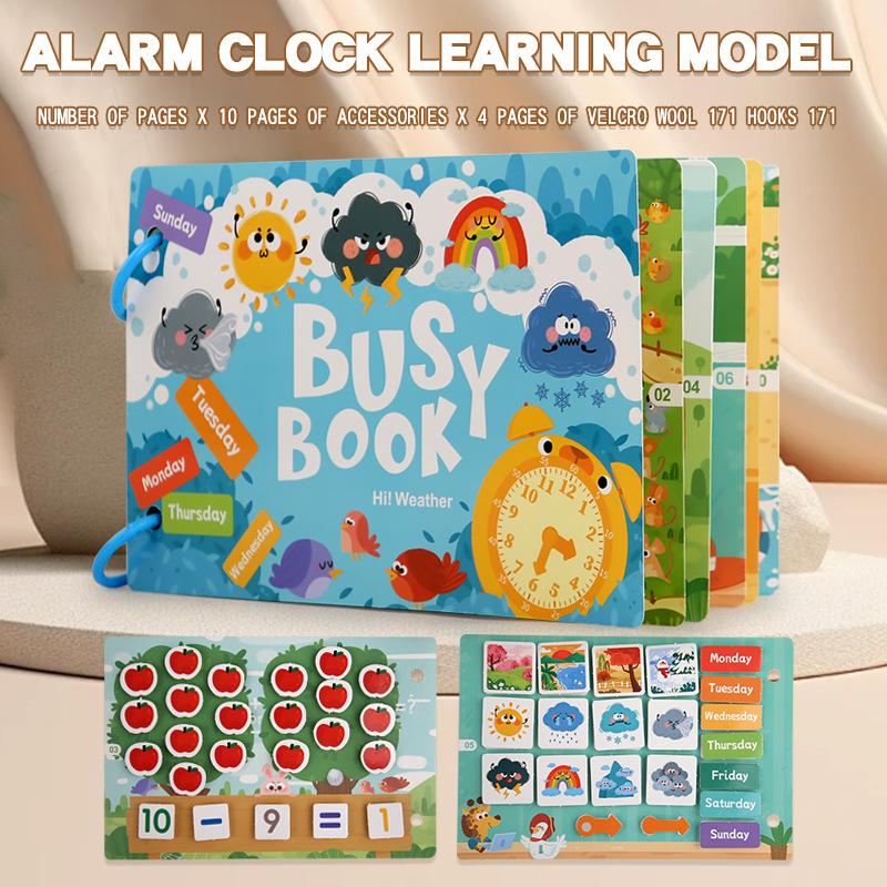 Toys Educational Baby First Enlightenment Book Montessori Quite Book Early Learning Sticker Busy Book Matching Games for Kids