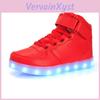 Buty LED dla dzieci z ładowaniem USB, wysokie, codzienne trampki na zimowe zabawy