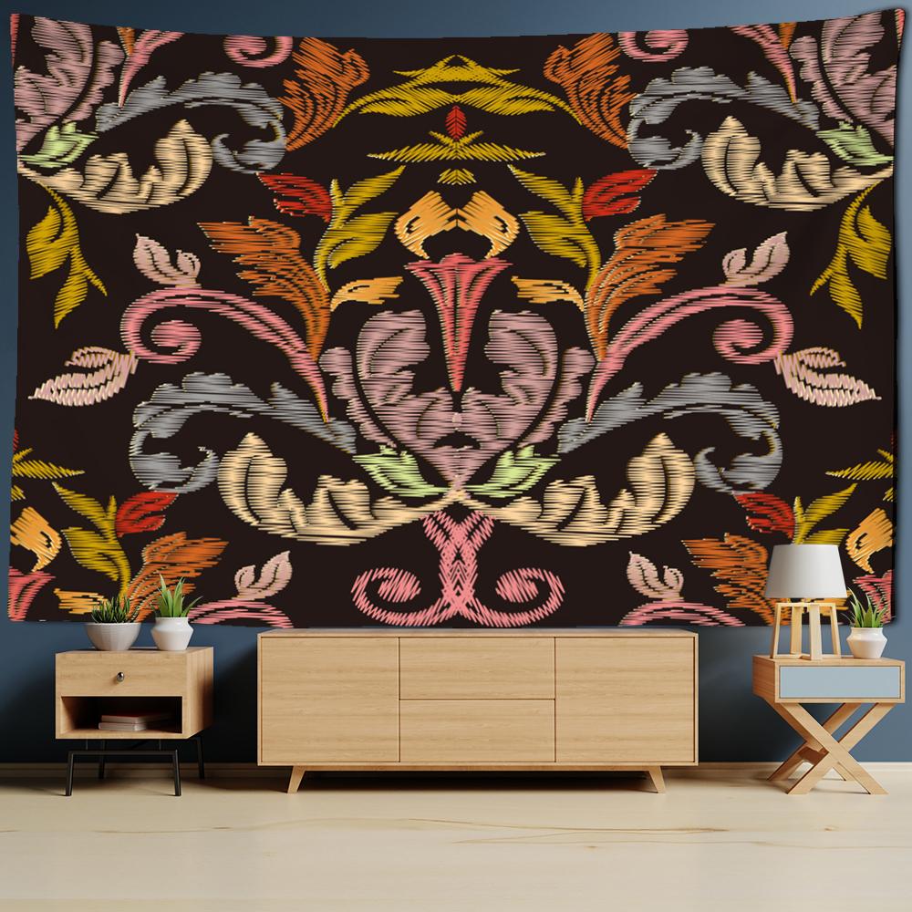 Mandala Tapestry Wall Hanging Bohemian Style Carpet Pattern Tapiz Hippie Bedroom Dormitory Room Decor