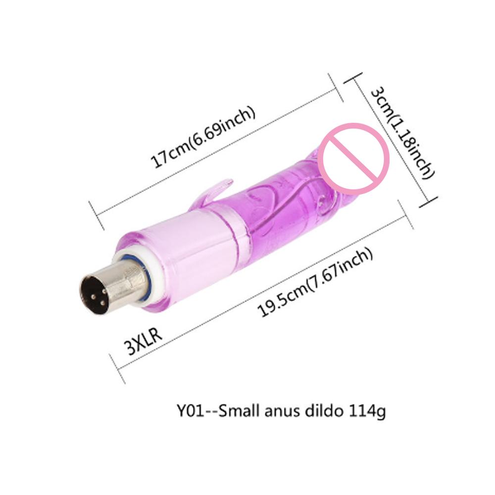 DTSUDU Crystal dildo Sex Machine 3XRL Attachments Anal Dildo Suction Cup Extension-Tube 3XLR Accessories Auxiliary Sex Toys
