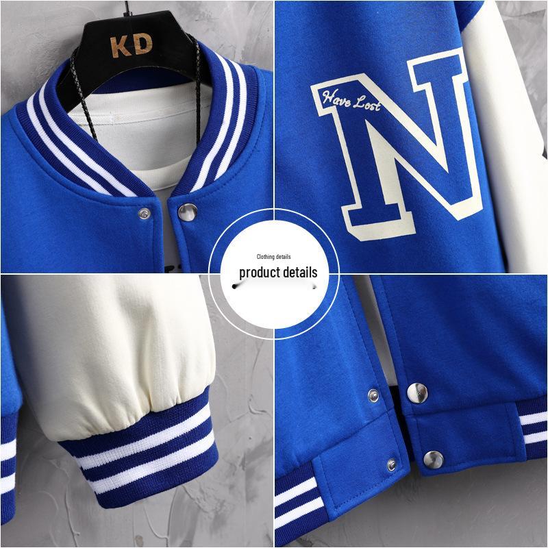 Men's and Couples' Trendy American-Inspired Baseball Jacket for Spring, Autumn, and Winter