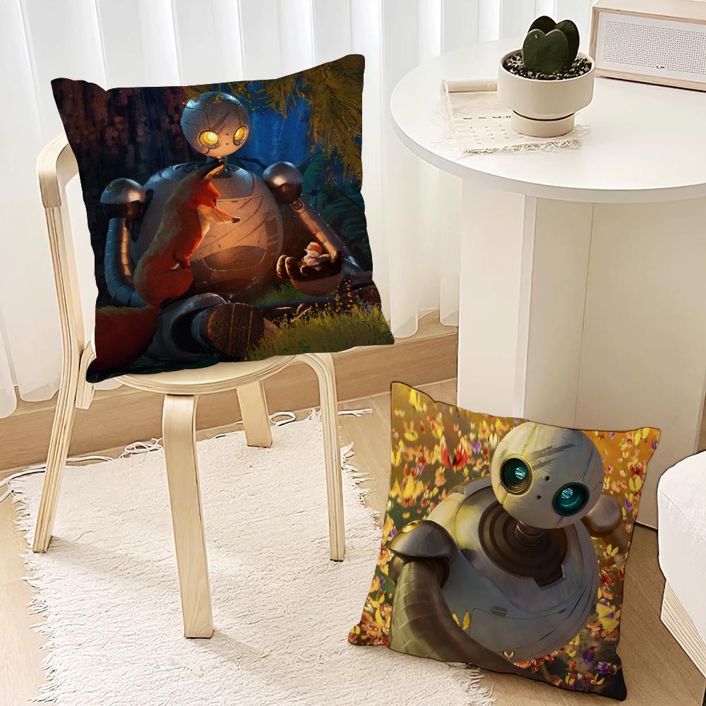 Film The W-Wild R-Robot Cute cushion For Bedroom Car Coffee Shop Room Soft and Living Room Sofa Decorative Pillow Cover Case
