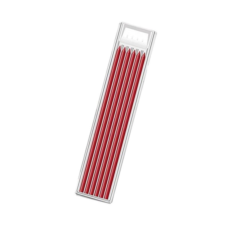 2.8mm Woodworking Mechanical Pencil with Protective Cover Pencil Sharpener Multicolor 2B Lead Core Deep Hole Marking Pencil
