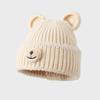 Cute Bear Hat For Women Winter Warmth Knit Windproof Cap For Casual Wear