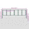 Steel Garden Gate 400 X 100 Cm Green
