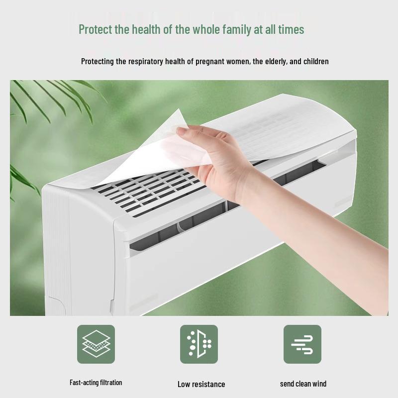 Universal Wall-Mounted Air Conditioner Dust Filter for Bedroom - New Style Air Purification