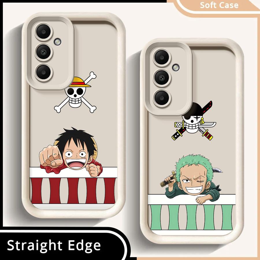 Ones P-Pieces Luffy Zoro Phone Cover Case for Samsung Galaxy A26 A32 A23 A71 A72 A15 A16 A56 A35 A36 A51 A73 A34 A12 A13 A53 A54