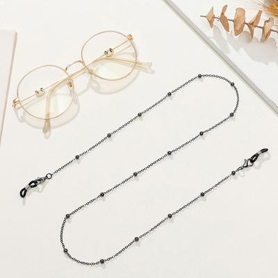 Kovové multifunkční brýle Korálkové brýle Řetízkové sluneční brýle maska ​​Lanyard