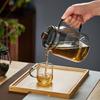 Pokaro Tea Heat-Resistant Glass Teapot, 1000ml Full Capacity, Stovetop-Safe, Microwave-Safe, 170°C160°F, Suitable for Jujube Tea, Chinese Tea,