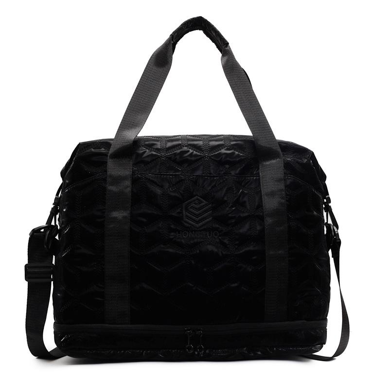 Short trip bag, large capacity, lightweight storage bag, shoulder satchel fitness bag, women's casual sports luggage bag