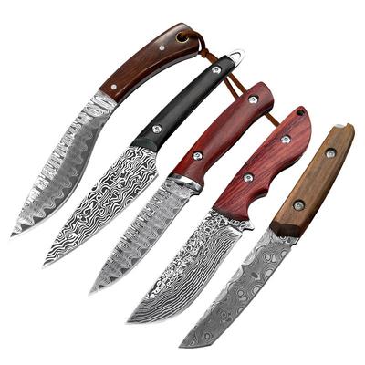 Μαχαίρι με μοτίβο Damascus Ανοξείδωτο σφυρήλατο μαχαίρι κουζίνας Μαχαίρι φρούτων Μαχαίρι κρεάτων Μαχαίρι κοπής