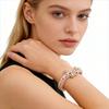 Buntes Emailliertes Armreif Armband Verstellbar Offen Tier Statement Armreif Damen