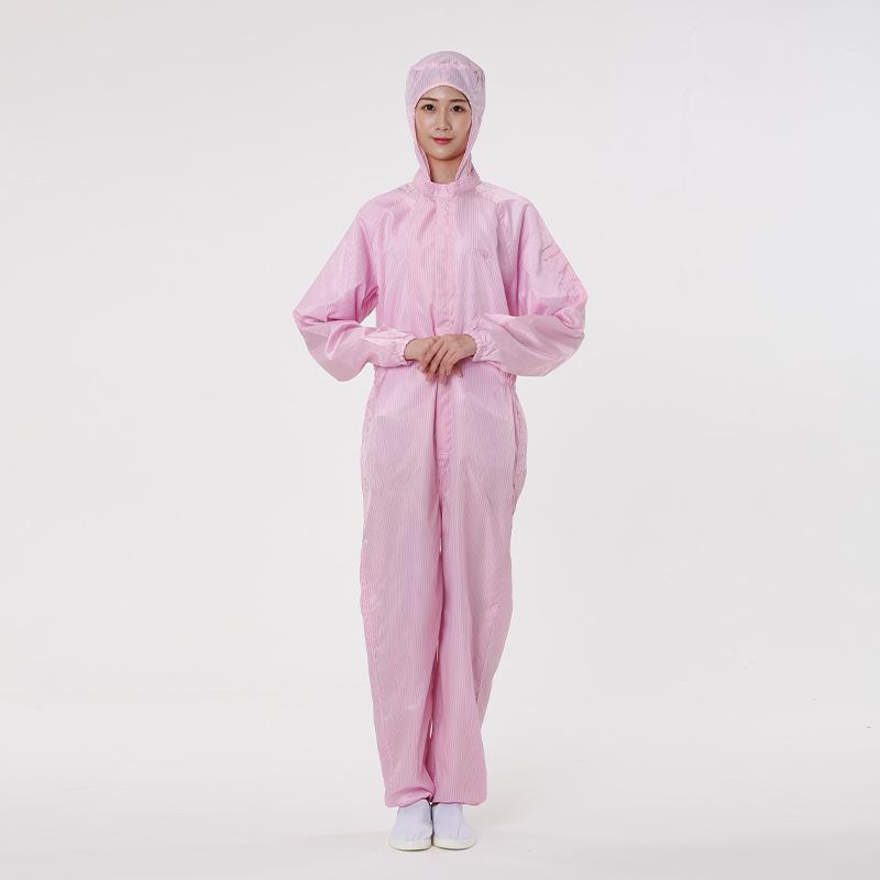 Anti-Static Hooded Coveralls for Cleanroom, Food, Pharmaceutical, and Spray Painting Work