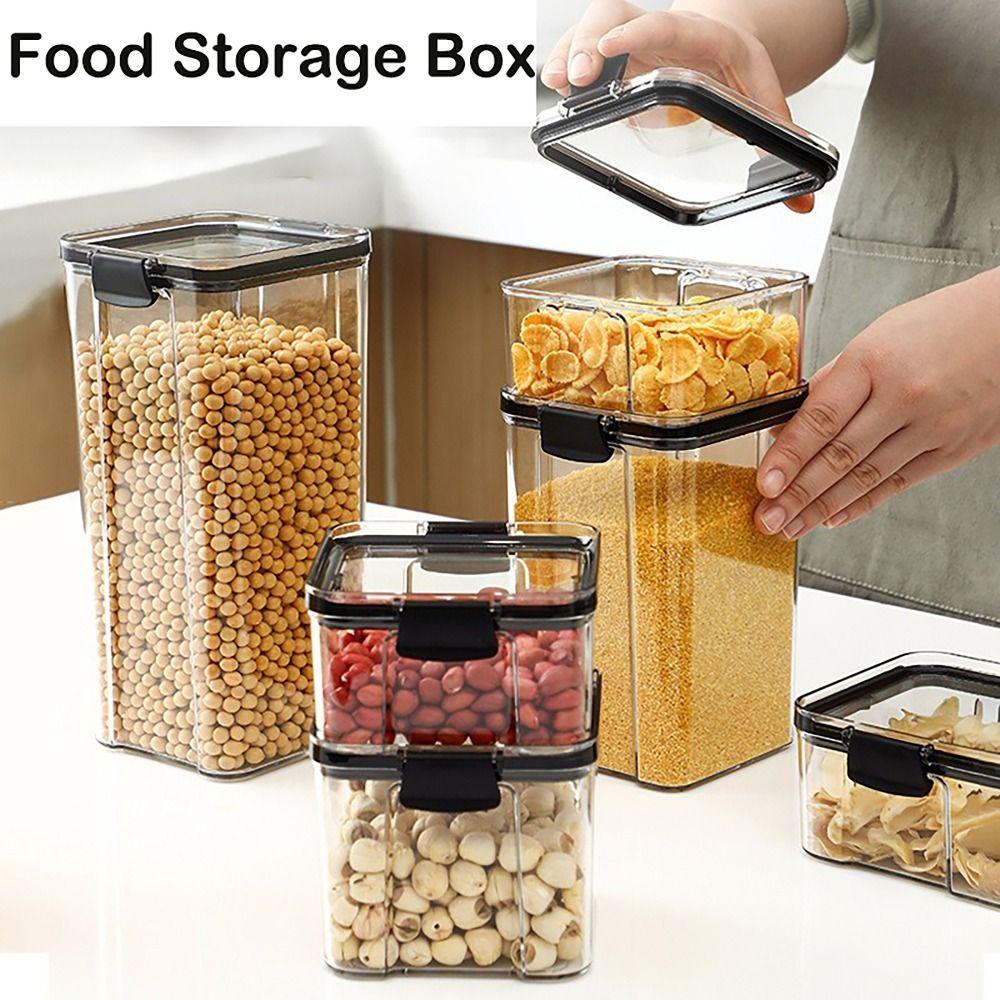 Dustproof Airtight Container Airtight Grain Storage Portable Spice Jar  Picnic