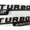Brilliant Gloss Shiny Black Fender Trunk Emblem Badges for Mercedes Benz W205 C43 W213 E43 X253 GLC43 GLE43 AMG BITURBO 4MATIC