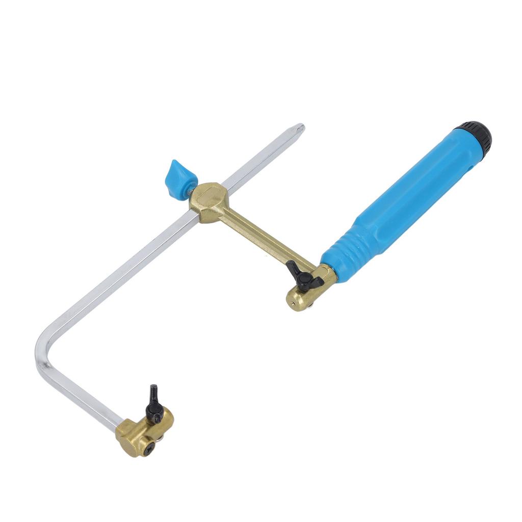 Coping Saw Kit Fast Cutting Woodworking Hand Saw 70mm with 8pcs Cutters for Metal Wood Plastic