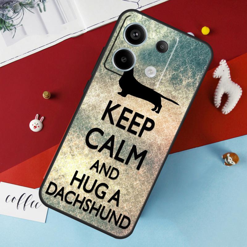 Sausage Dog Dachshund Quotes Case For Xiaomi Redmi 12 13C 12C 10C 9C Redmi Note 13 9 10 11 12 Pro 9S 10S 11S 12S Cover