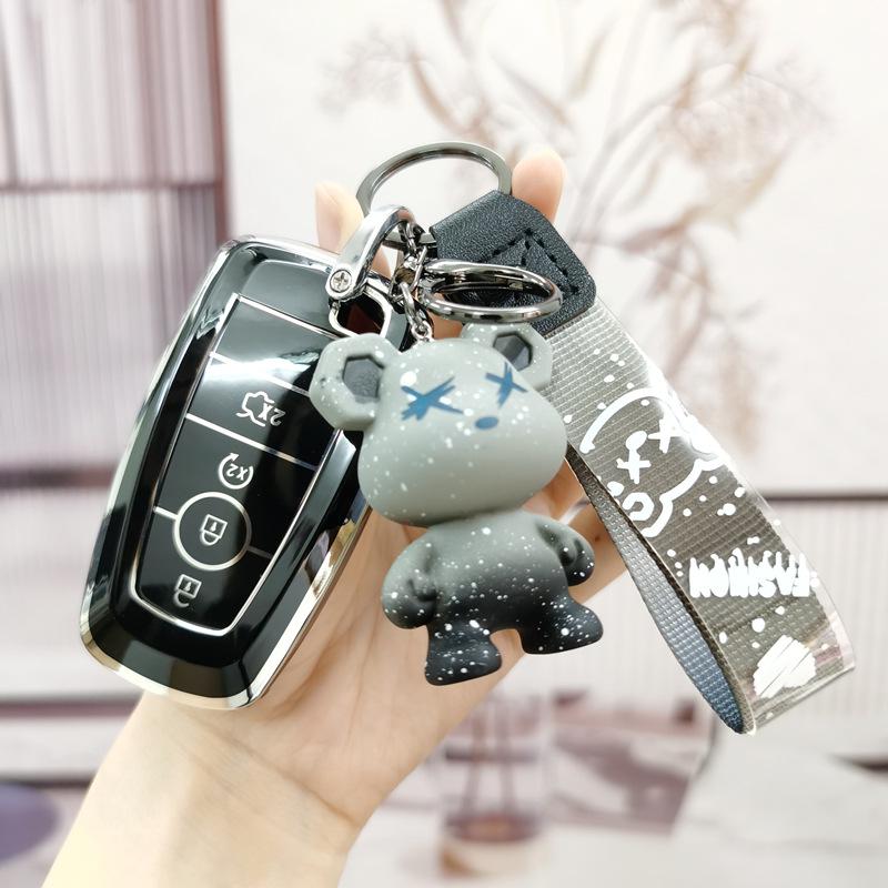 Lincoln Corsair & Navigator Key Case - Cartoon Design for Aviator, MKZ, Continental, MKC, MKX