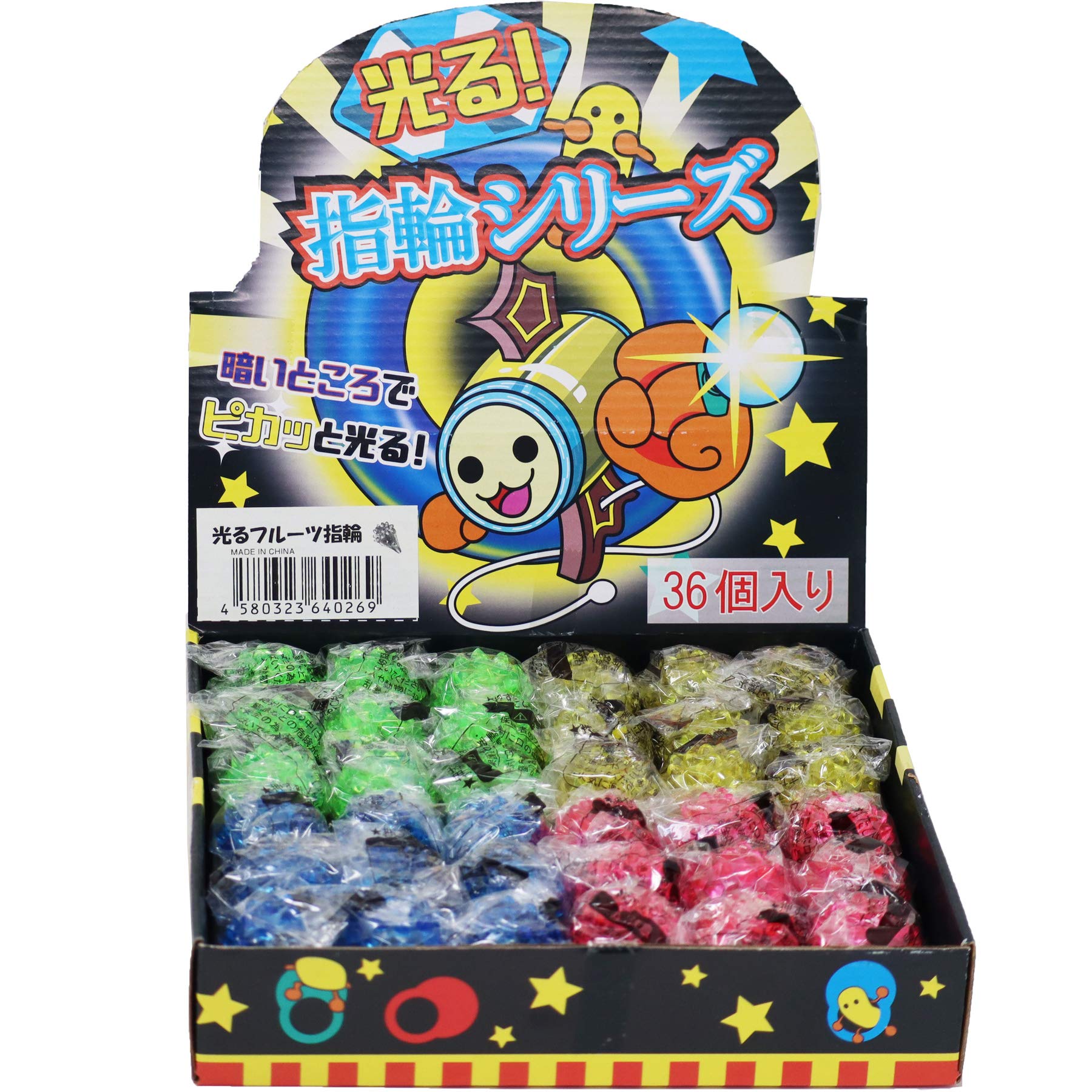 

Imai Glowing Toy Glowing Grain Rings 36 Pieces (Fruit Rings)