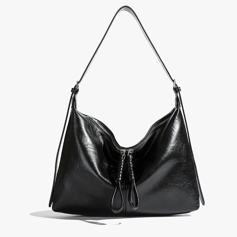 Ielgy Fashionable Large-Capacity Tote Bag Simple All-Match One-Shoulder Commuter Messenger Bag