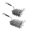 Fryer Holder Basket with Grip Handle, Practical, 4 /6 Shells Optional