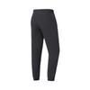 Li Ning Sports Lifestyle Series Solid Color Mid Waist Cuffed Casual Pants Men Bottoms Black AYKU727-1