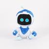 Yeni Sevimli Astro Robot Peluş Oyuncak Mavi ve Beyaz Antenli Bot Karakteri Yumuşak Dolgulu Peluş Bebek Erkek Kız Çocukları Oyun Severler İçin Doğum Günü Noel Hediyesi