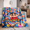 1pc Crayon Shin Chan Blanket Lightweight Flannel Blanket Throw Blanket For Sofa, Bed, Travel, Camping, Livingroom, Office, Couch