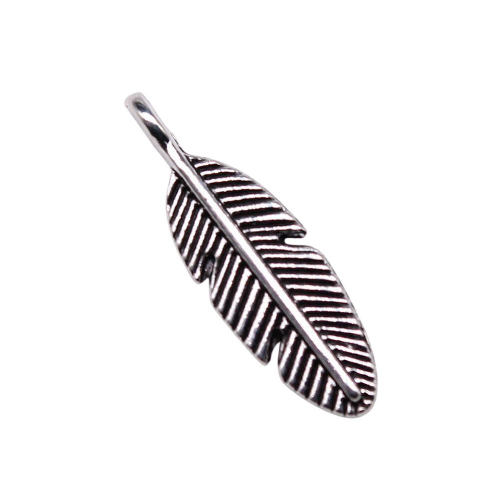 Feather Charms Multi Color Alloy Leaf Pendants For Boho Style DIY Jewelry Accessories