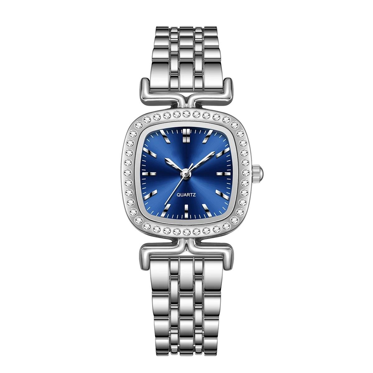 

Кварцевые часы для женщин, женские, платье, повседневные, наручные часы, ремешок из сплава, браслет