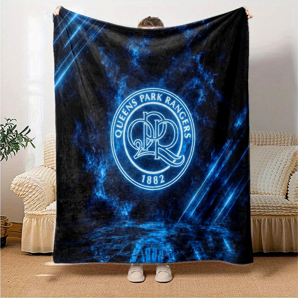 Queens Park Rangers QPR Flannel Blanket, High quality Comfortable for All Seasons, Home Decor, Warmth and Comfort