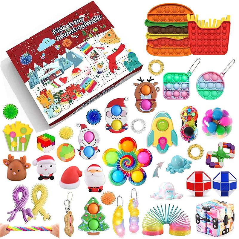 2025 Christmas Advent Calendar for Kid Girls Boys Gift Christmas Party 24Days Countdown Advent Calendar Xmas New Year Gift Boxes