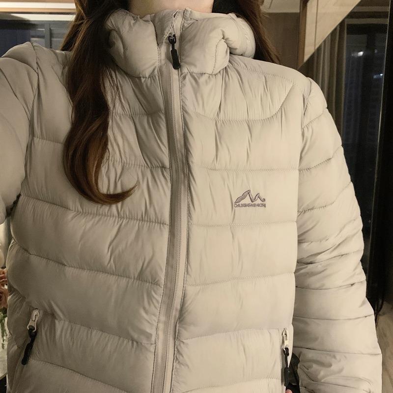 

Ретро легкая и тонкая пуховая куртка с капюшоном для женской зимы новая маленькая мужская стеганая куртка из хлопка XL